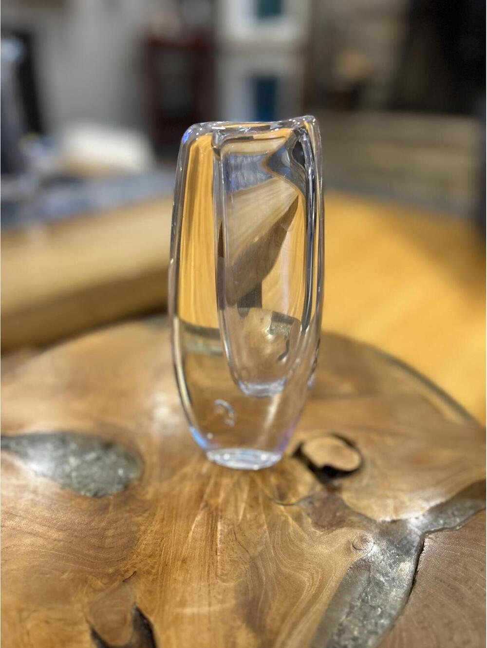 Kosta Boda Signed Art Glass Vase